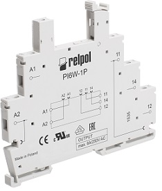 Relpol Pi6w-1P-24Vdc Slim Interface Terminal Block Pi6w-1P-24Vdc 