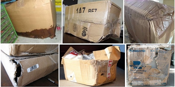 CAJAS MALTRATADAS O DAADAS