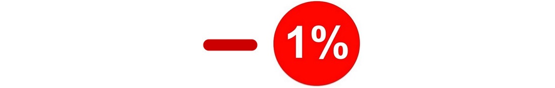 1% de descuento adicional por cliente frecuente